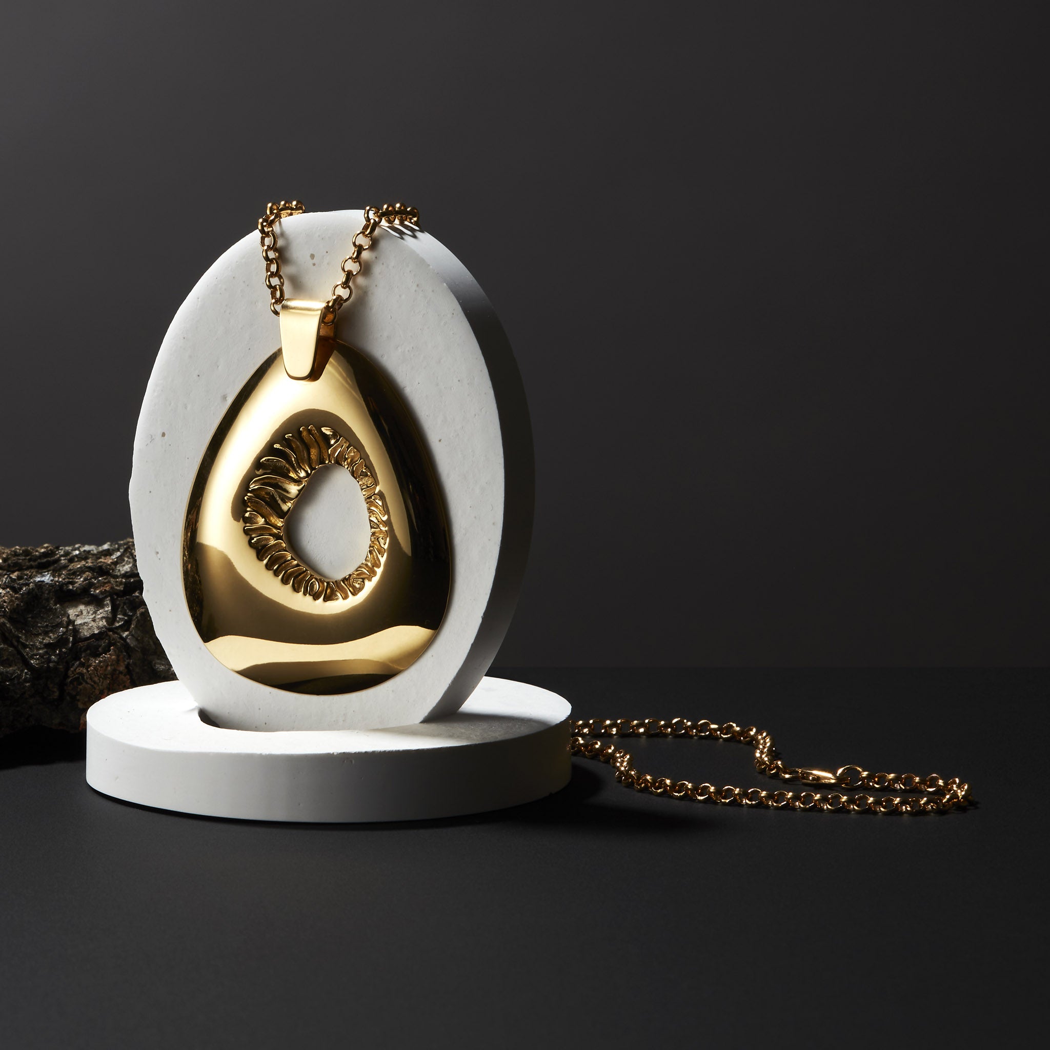 Hepworth Gold-Plated Bronze and Brass Necklace